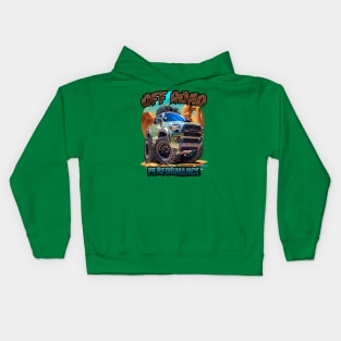 Muscle Mount of Tacoma 4x4 Pickup Expedition Kids Hoodie